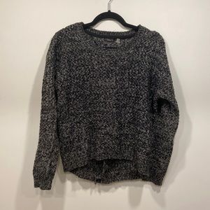 Open back sweater